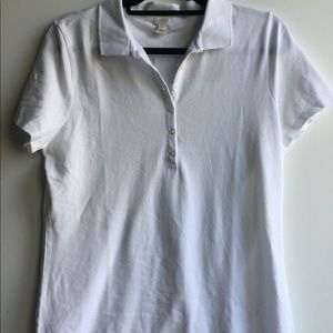NWT , xl, j crew, white polo